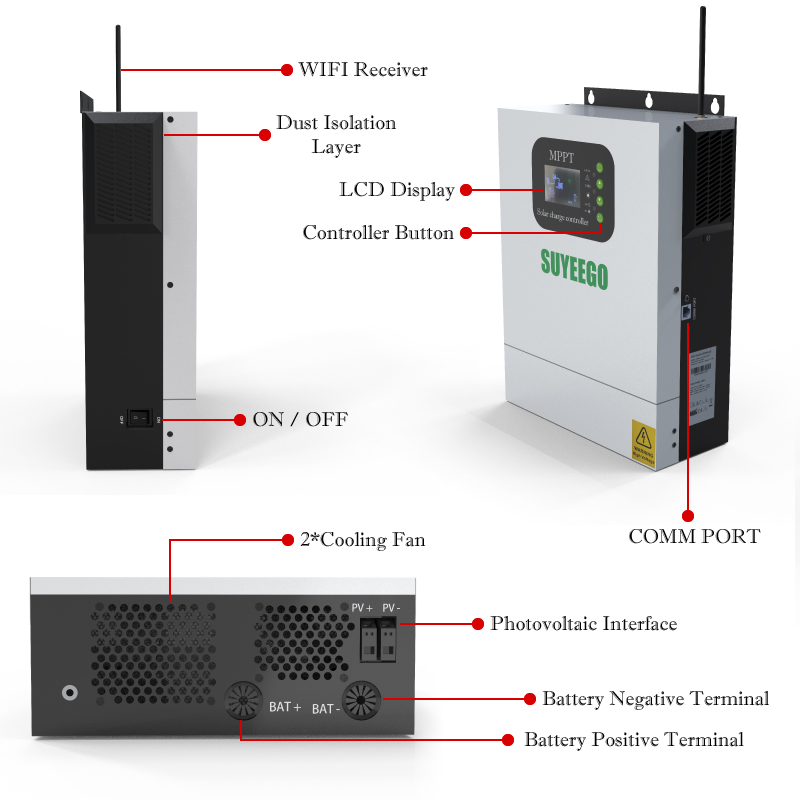 500v mppt solar charge controller